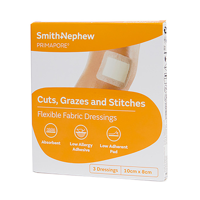 PRIMAPORE 10cm x 8cm 3 PACK