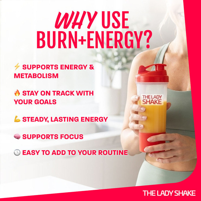 The Lady Shake Burn + Energy Mango Passionfruit 160g