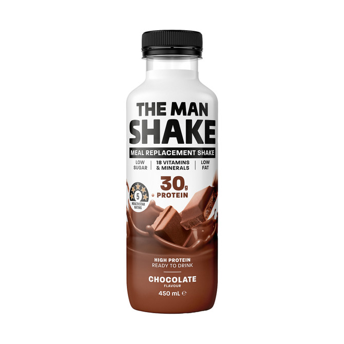 The Man Shake High Protein Chocolate Meal Replacement Drink 450ml