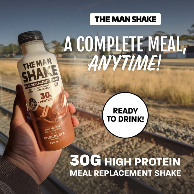 The Man Shake High Protein Chocolate Meal Replacement Drink 450ml