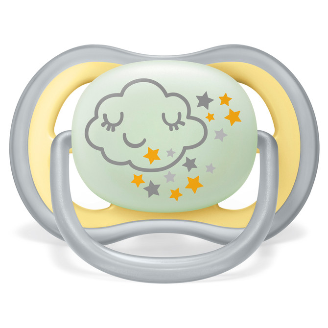 Philips Avent Ultra Air Nighttime Soother 18 Months+ 2 Pack, SCF376/01
