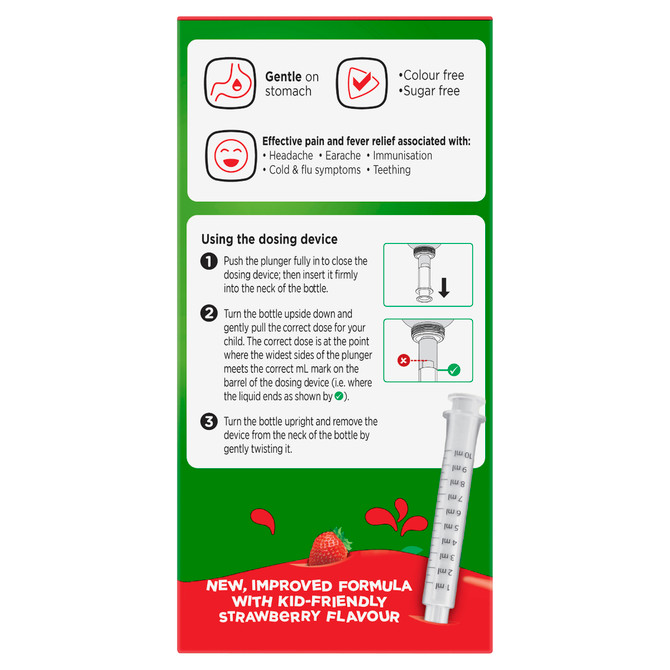 Panadol Children 5-12 Years Strawberry 200mL