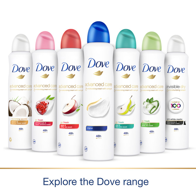 Dove Advanced Care Antiperspirant Aerosol Deodorant Go Fresh Pomegranate & Lemon Verbena 220mL