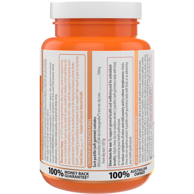 Caruso's Ashwagandha Gummies 60 Pastilles