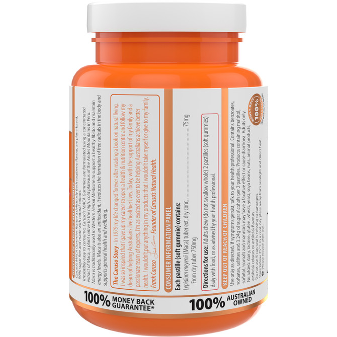 Caruso's Maca Gummies 60 Pastilles
