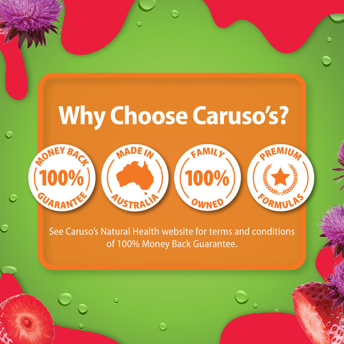 Caruso's Milk Thistle Gummies 60 Pastilles