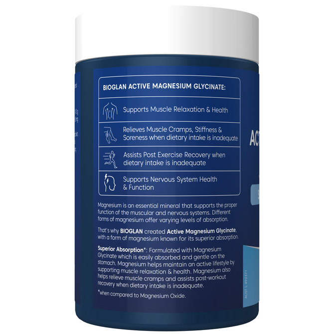 Bioglan Active Magnesium Glycinate 