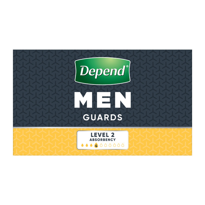 Depend Incontinence Guards Men 20 Pack