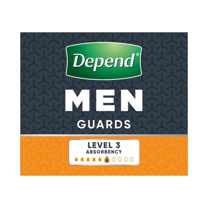 Depend Incontinence Guards Level 3 10 Count