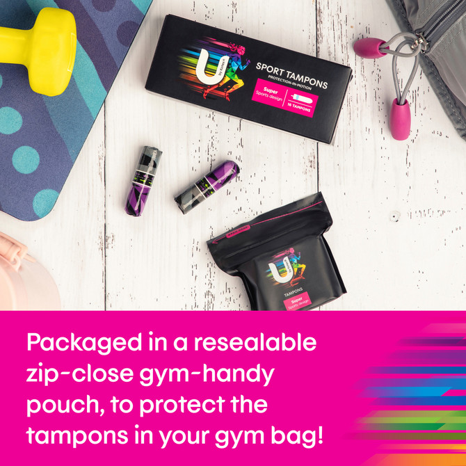U by Kotex Sport Tampons Super 16 Pack
