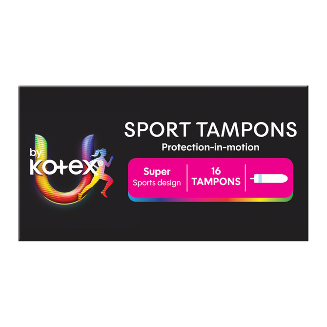 U by Kotex Sport Tampons Super 16 Pack