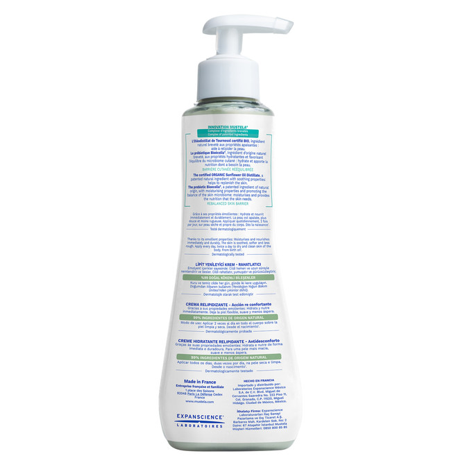 Mustela Stelatopia+ Lipid-Replenishing Cream - for eczema-prone skin - 300ml