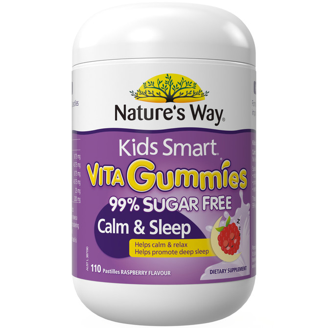 Nature's Way Kids Smart Vita Gummies 99% Sugar Free Calm & Sleep 110s