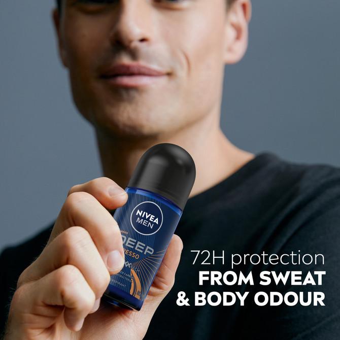 NIVEA MEN DEEP Espresso Anti-Perspirant Roll-On 50ml