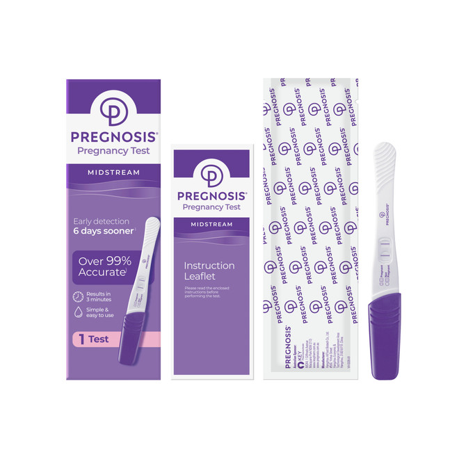 Pregnosis Midstream 1 Pregnancy Test