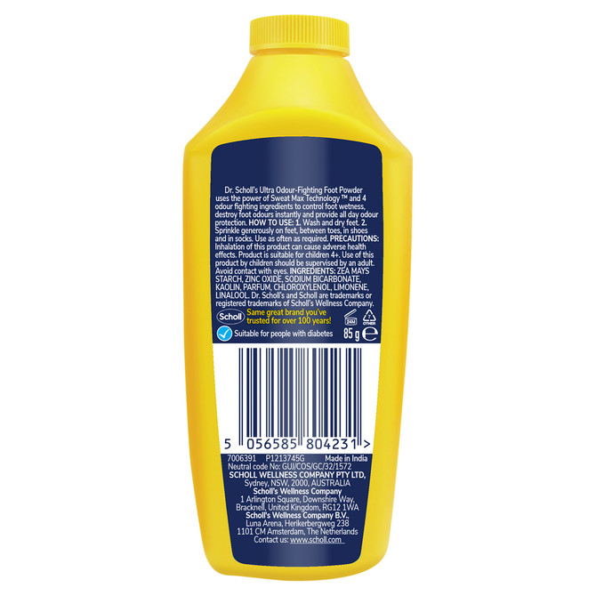 Dr.Scholl's™ Ultra Odour-Fighting Foot Powder 85g