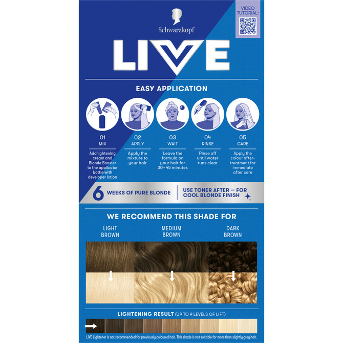 Schwarzkopf LIVE Colour Intense Bleach Max Blonde 00B