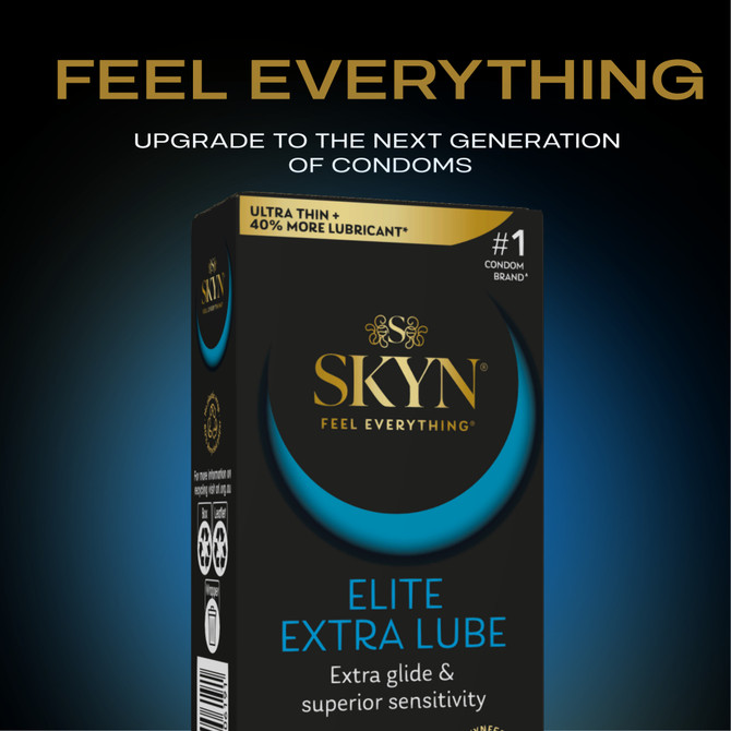 SKYN® Elite Extra Lube Condoms 10 Pack