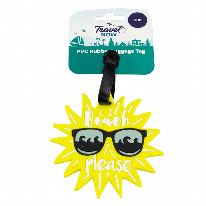 Travel Now Sun Luggage Tag