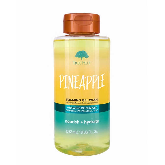 Tree Hut Pineapple Foaming Gel Body Wash 532ml