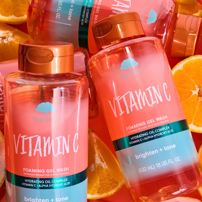 Tree Hut Vitamin C Foaming Gel Body Wash 532ml