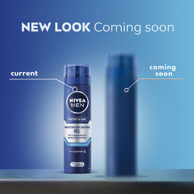 NIVEA Protect & Care Moisturising Shaving Gel 200ml