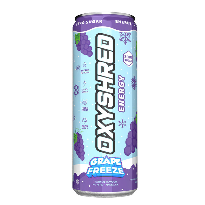 EHPlabs OxyShred Energy RTD Grape Freeze 355ml