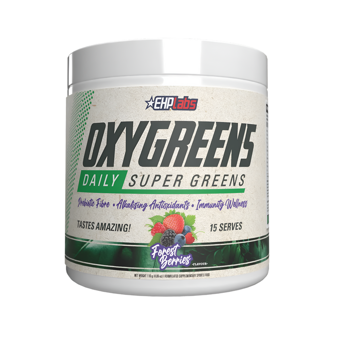 EHPlabs Oxygreens Daily Super Greens Forest Berries 15 Serves (116g)
