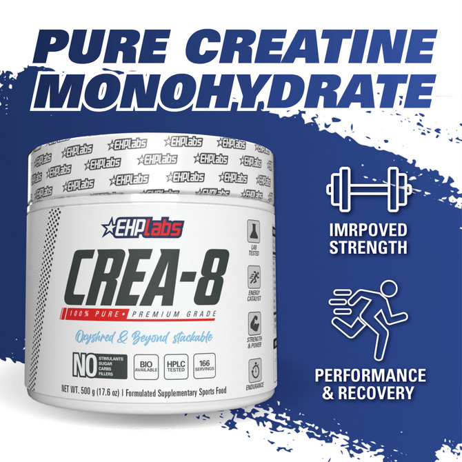 EHPlabs Crea-8 Pure Creatine 500g