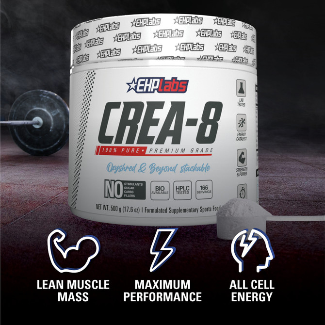 EHPlabs Crea-8 Pure Creatine 500g