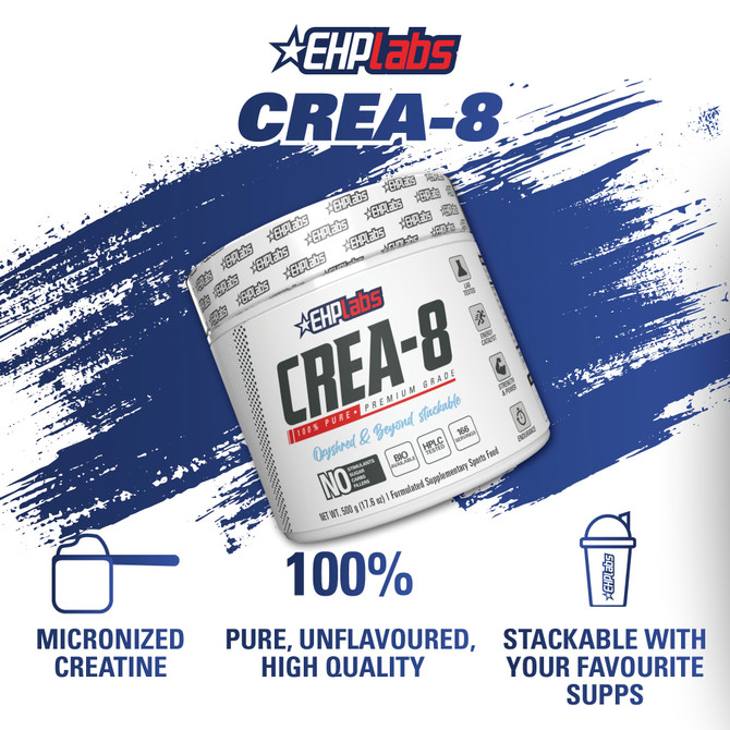 EHPlabs Crea-8 Pure Creatine 500g
