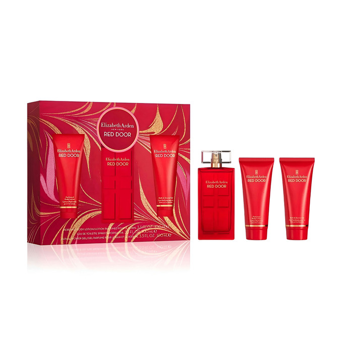 Red Door 100ml EDT 3 Piece Gift Set By Elizabeth Arden (Women's)