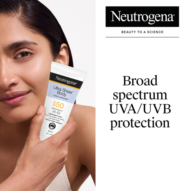 Neutrogena Ultra Sheer Body Lotion Sunscreen SPF50 85ml