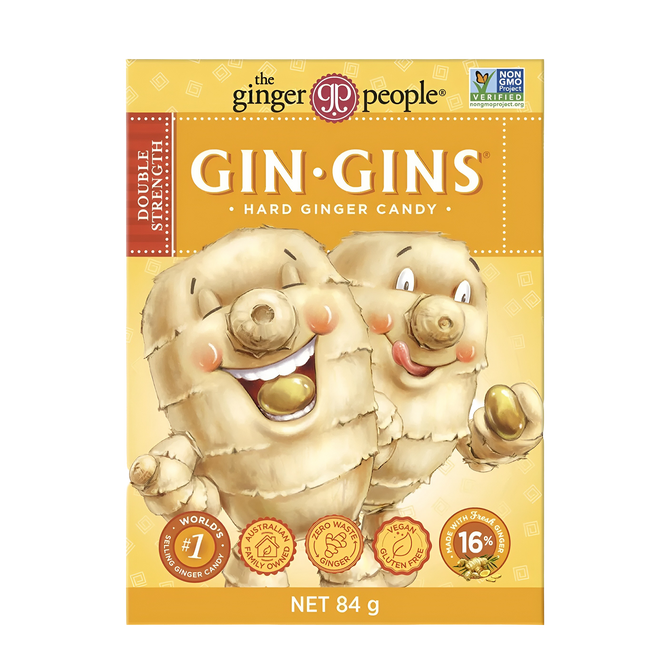 Ginger People Gin Gins Double Strength Ginger Chews 84g