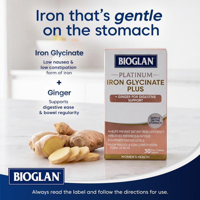 Bioglan Platinum Iron Glycinate Plus 