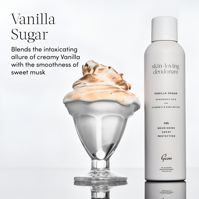 Gem Deodorant Antiperspirant Vanilla Sugar 127g