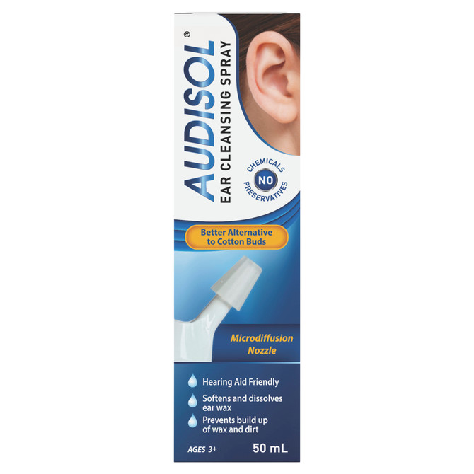 AUDISOL EAR CLEANSING SPRAY 50mL