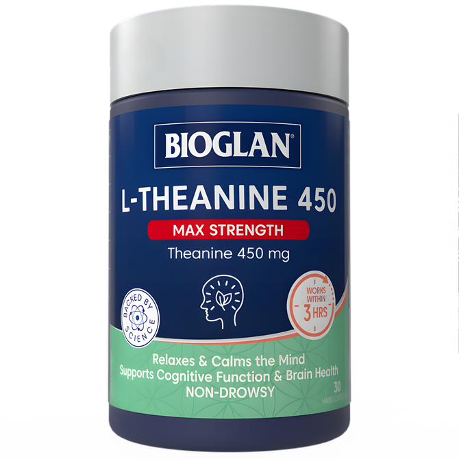 Bioglan L-Theanine 450 Max Strength Capsules 60