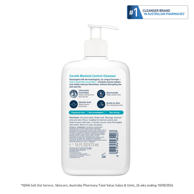 CeraVe Blemish Control Cleanser 473ml