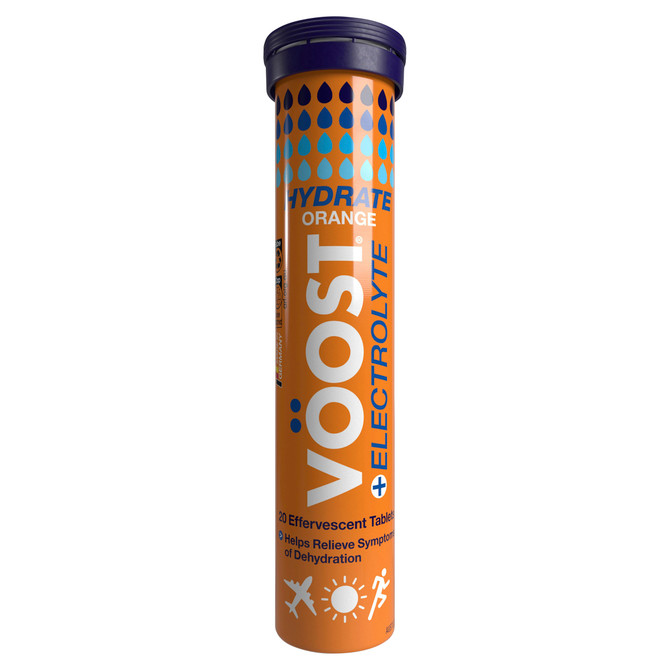 Voost Hydrate Orange Effervescent Hydration Tablets 20 Pack