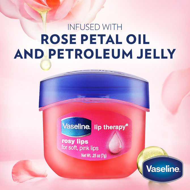 Vaseline Lip Therapy Rosy Lips Tub 7g