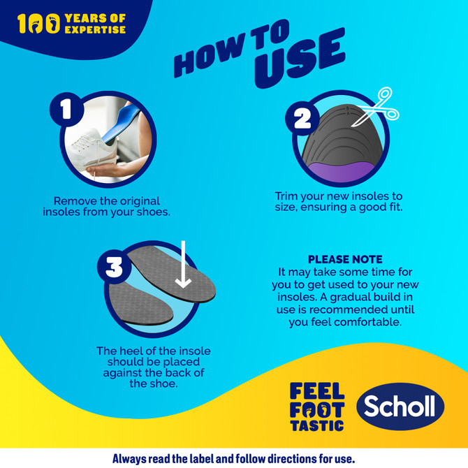 Scholl In-Balance™ Pain Relief Plantar Fasciitis Orthotics - Small