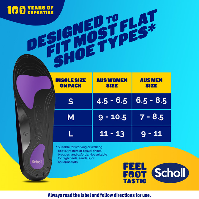Scholl In-Balance™ Pain Relief Plantar Fasciitis Orthotics - Small