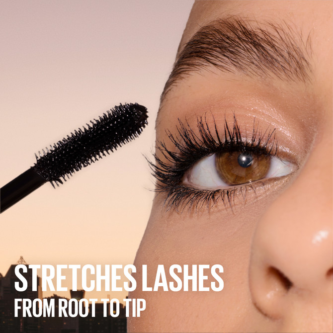 Maybelline Lash Sensational Body Washable Mascara Black 9.75mL - 24H Volume