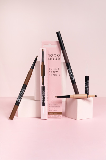 1000HOUR 3 IN 1 BROW PENCIL - LIGHT BROWN/BLONDE