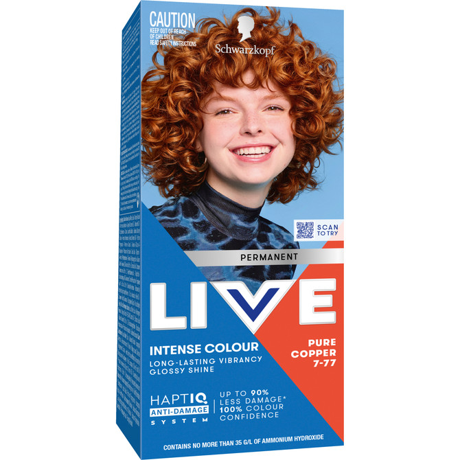 Schwarzkopf LIVE Colour Perm 7.77 Pure Copper