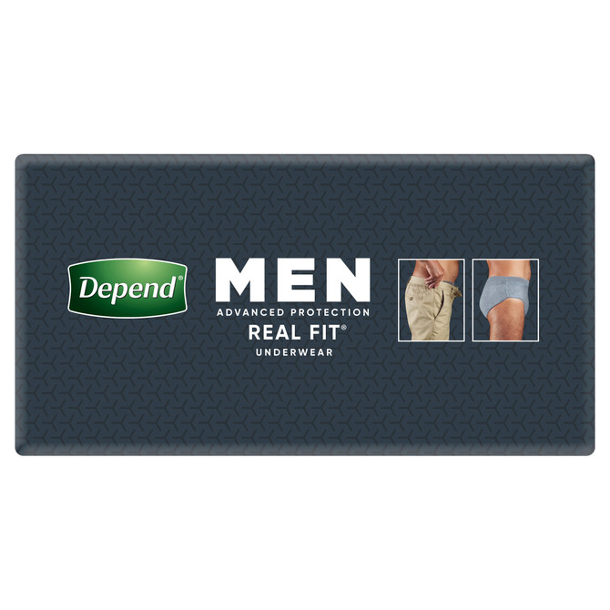 Depend Real Fit Incontinence Underwear Men Large 16 Pack