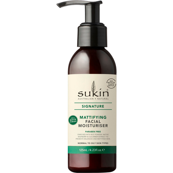 SUKIN SIGNATURE MATTIFYING FACIAL MOISTURISER 125ML