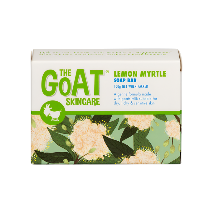 The Goat Skincare Soap with Lemon Myrtle 100g