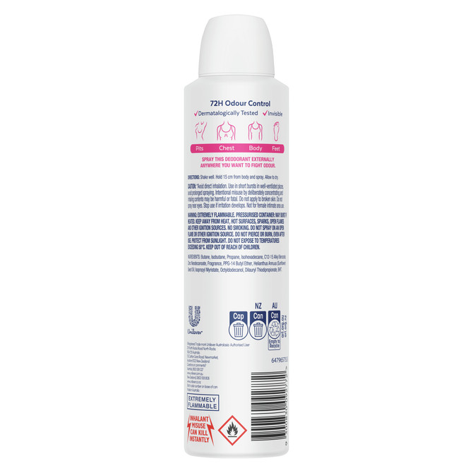 Rexona Deodorant Aerosol WILD ROSE 230 ML